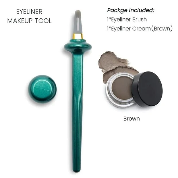 🔥Hot Sale 49% Off🔥Flawless Eyeliner Set with Eyeliner Cream