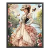 Victorian Girl-11CT Stamped Cross Stitch 40*50cm/15.75*19.69in