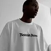 Unisex Casual Restricted Foam-Printed T-Shirt by Inlyline
