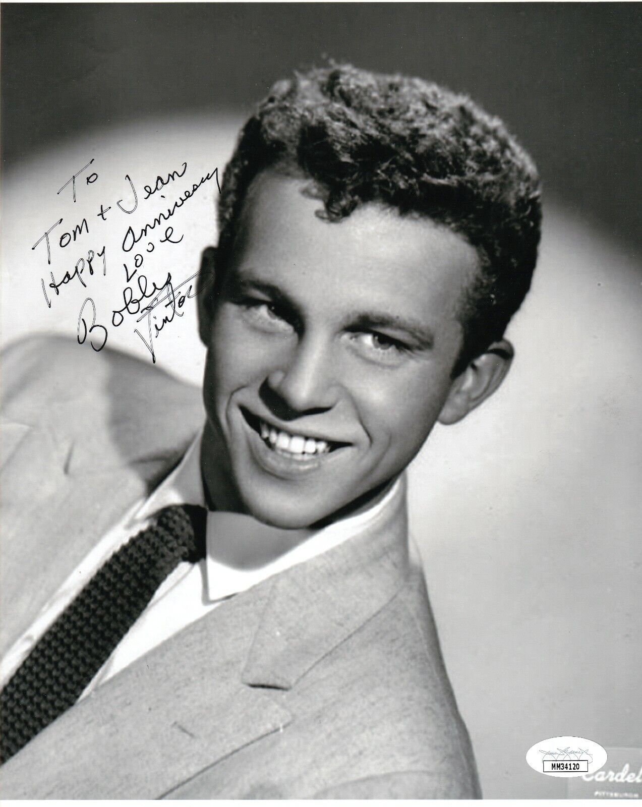 Bobby Vinton singer REAL hand SIGNED Photo Poster painting #2 JSA COA Autographed Music