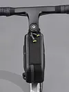 Bicycle Hard Shell Triangle Bag Anti-Scratch Bike Front Handlebar Bag Large Capacity Road Bike Front Tube Pouch for Road Mountain Bikes Frame Bag