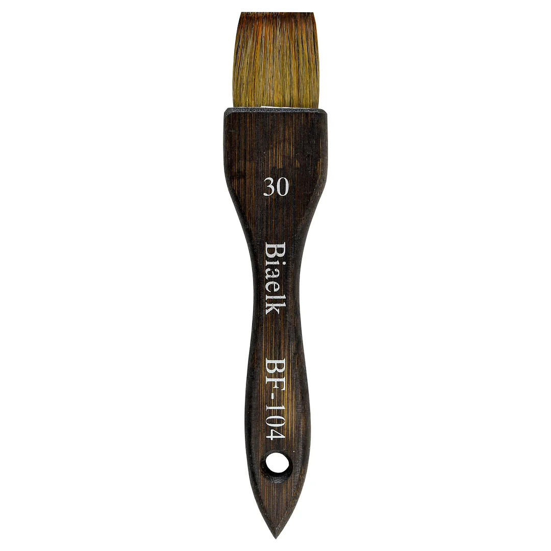 Free Shipping Biaelk BF-104 4PCS Goat Hair Bamboo Handle Watercolor Art Supplies For Artist Flat Hake Paint Brush , Hake paintbrushes for watercolor ,Flat paint brushes for wash painting 