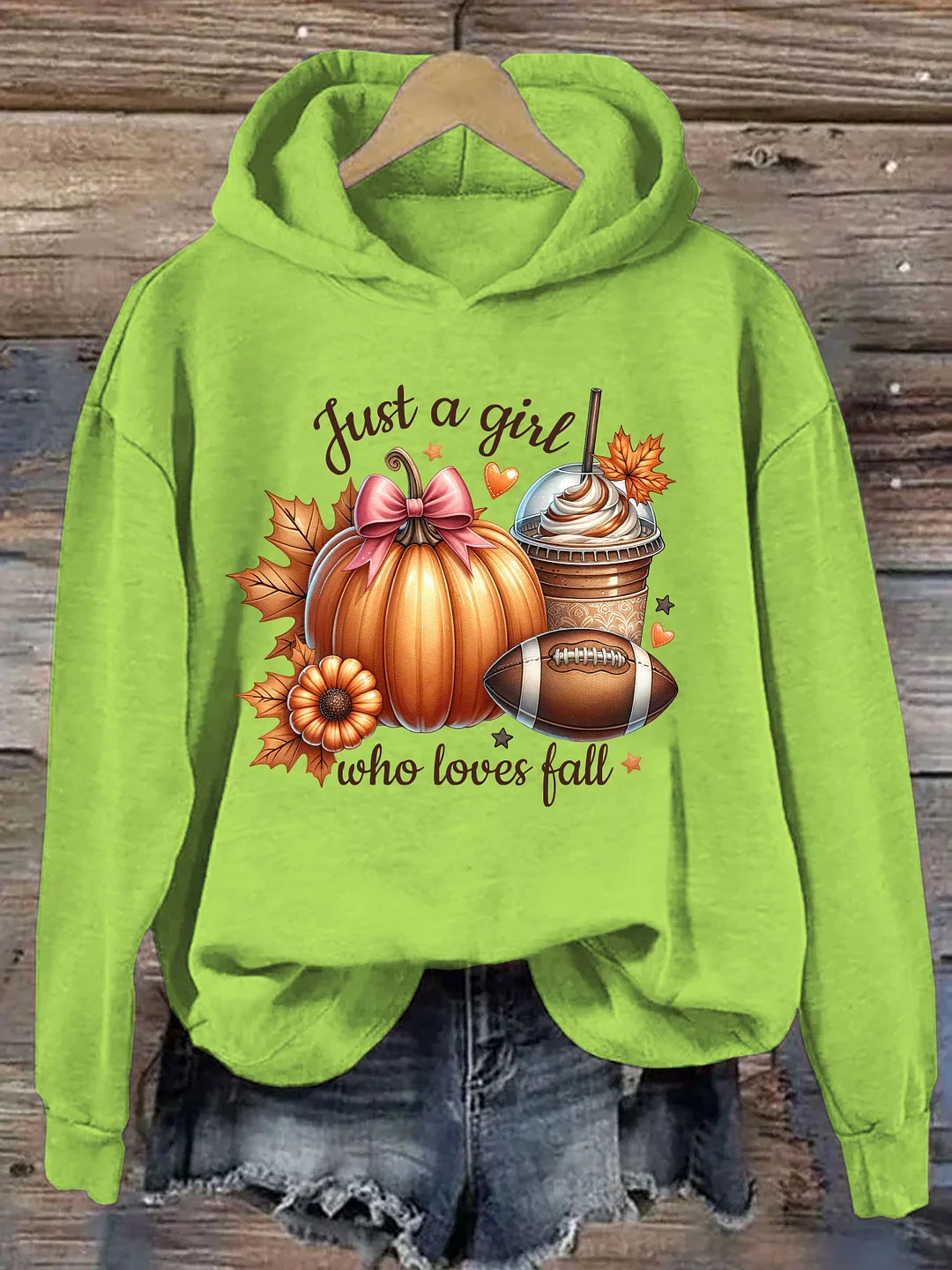 Just A Girl Who Loves Fall Hoodie