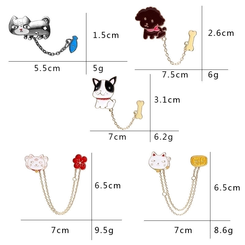 Fashion Pin Animal Alloy Plating Unisex Brooches