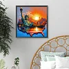 Diamond Painting -DIY Round Drill Statue of Liberty at Sunrise(40x40cm-Box)
