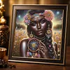 Dreamcatcher Black Beauty Special Shaped 5D DIY Partial Drill Diamond Art Kit 30x30cm Diamonds Dots Gem Art Kits for Adults Home Decor