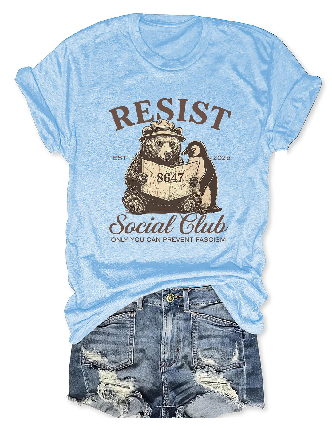Bears Penguins Resist T-Shirt