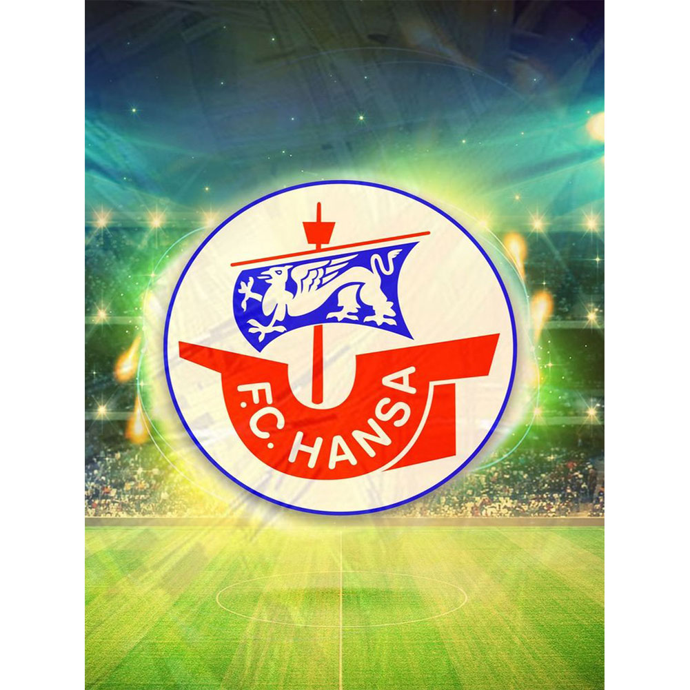 

Football Hansa Rostock - Round Drill Diamond Painting - 30*40CM, 501 Original