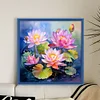 (US Local)Lotus-14CT Stamped Cross Stitch Kit(45x45cm)