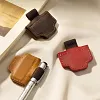 Magnetic Genuine Leather Book Clip Bookmark with Pen Holder 