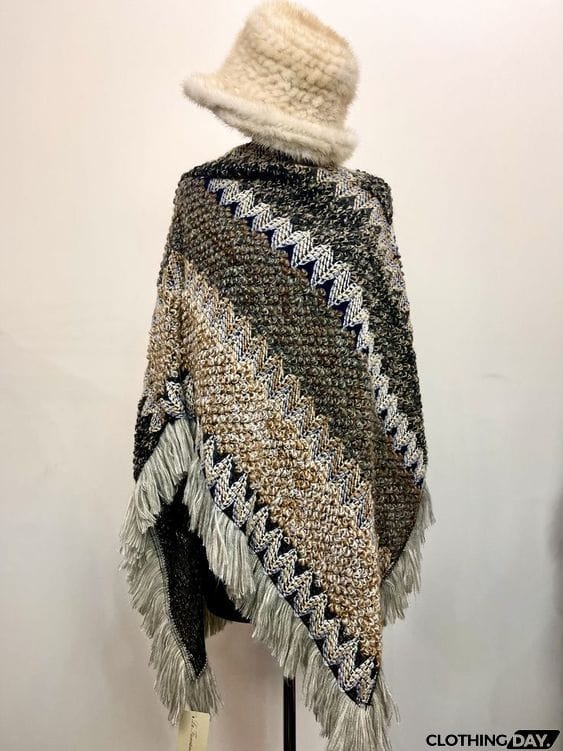 In Your Eyes Ethnic Knit Poncho