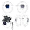 Clear TPU Cover for Google Pixel Buds 2a 2025 Accessory Protective Skin Case with Carabiner Shockproof Anti-Drop Scratch-Resistant