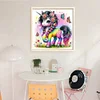 Colorful Unicorn-14CT Counted Cross Stitch 40*40cm/15.75*15.75in