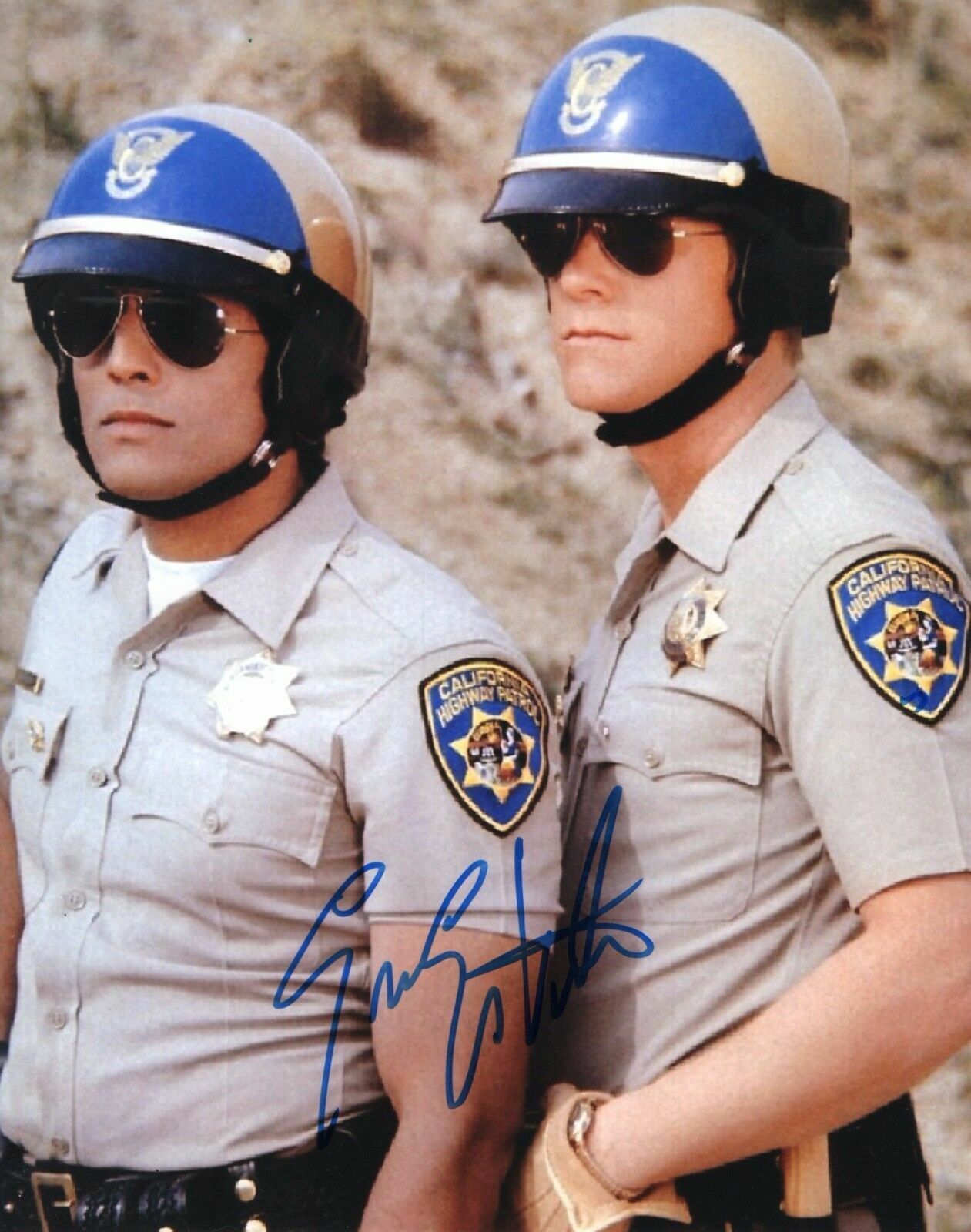 Erik Estrada Autographed Signed 8x10 Photo Poster painting ( Chips ) REPRINT