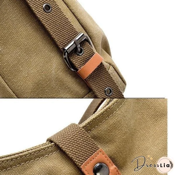 Women Canvas Casual Multifunctional Microfiber Leather Large Capacity Handbag Shoulder Bags Backpack