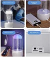Rechargeable Luminous Colorful Octopus Jellyfish Computer Bluetooth Speaker RGB Atmosphere Rhythm Breathing Light Desktop Ornaments