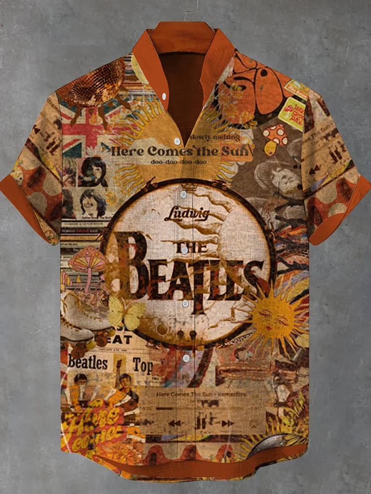 Teecade Teecade The Beatles Art Print Shirt