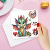 uk.everydayedeals 6Pcs DIY Diamond Painting Greeting Card - Dinosaurs