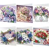 (US Only)6PCS DIY Diamond Art Greeting Cards Birthday Theme Congratulations Cards & Gifts