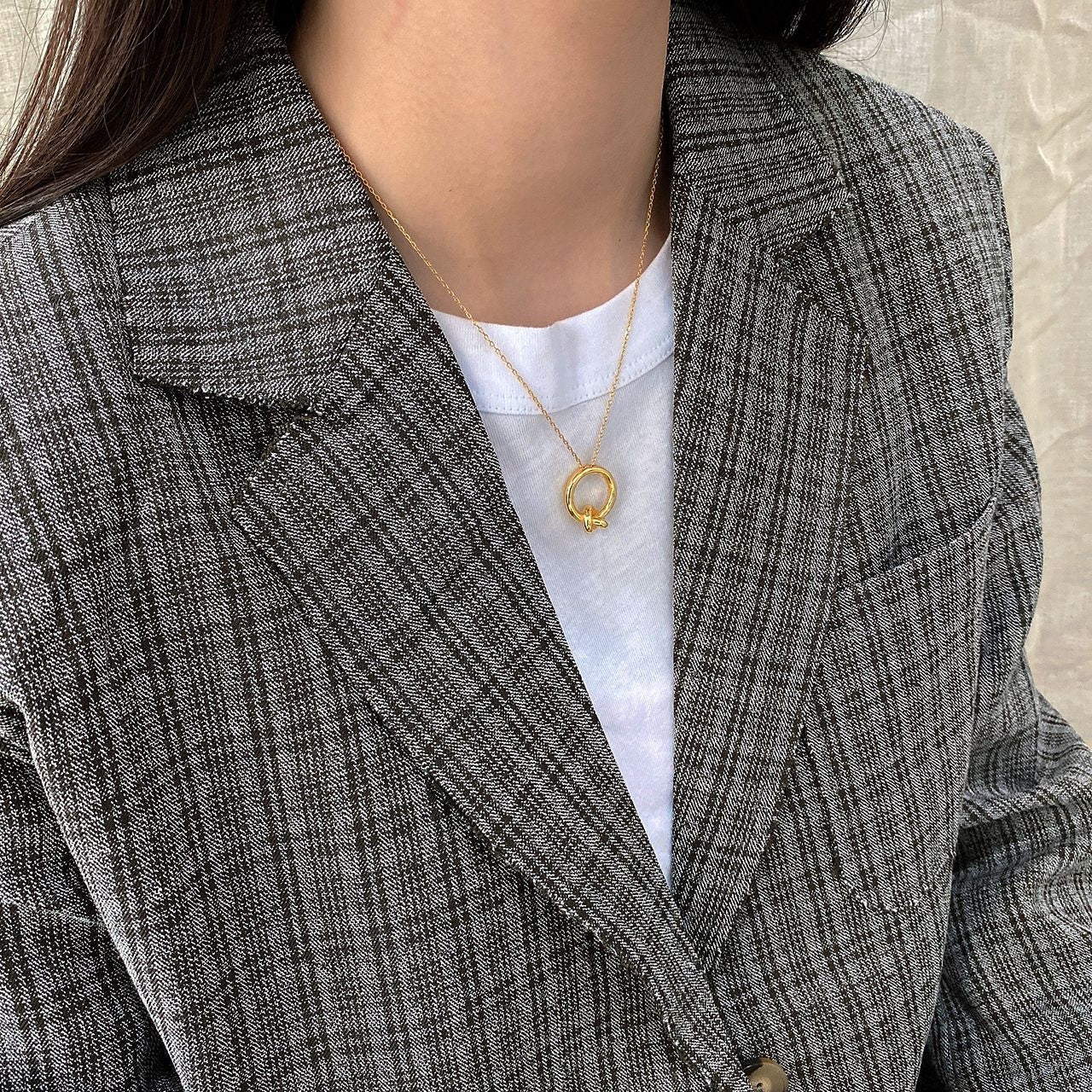 925 Sterling Silver Japanese / Korean Knot Silver Necklaces