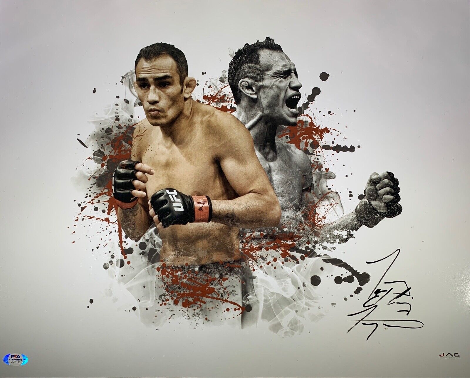 Tony Ferguson autographed signed inscribed 16x20 Photo Poster painting UFC El Cucuy PSA COA