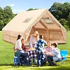 [US Local Warehouse] Inflatable Camping Tent with Pump Waterproof Windproof Blow Up Tent for Outdoors