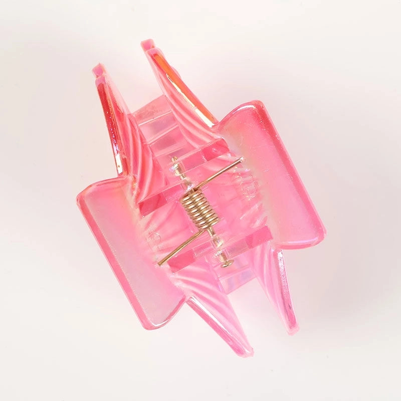 Casual Elegant Lady Women’s Shell Plastic Plating Hair Claws