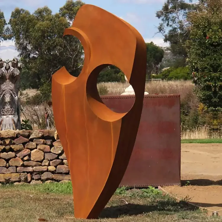 Large Corten Steel Sculpture for Garden & Park Installation