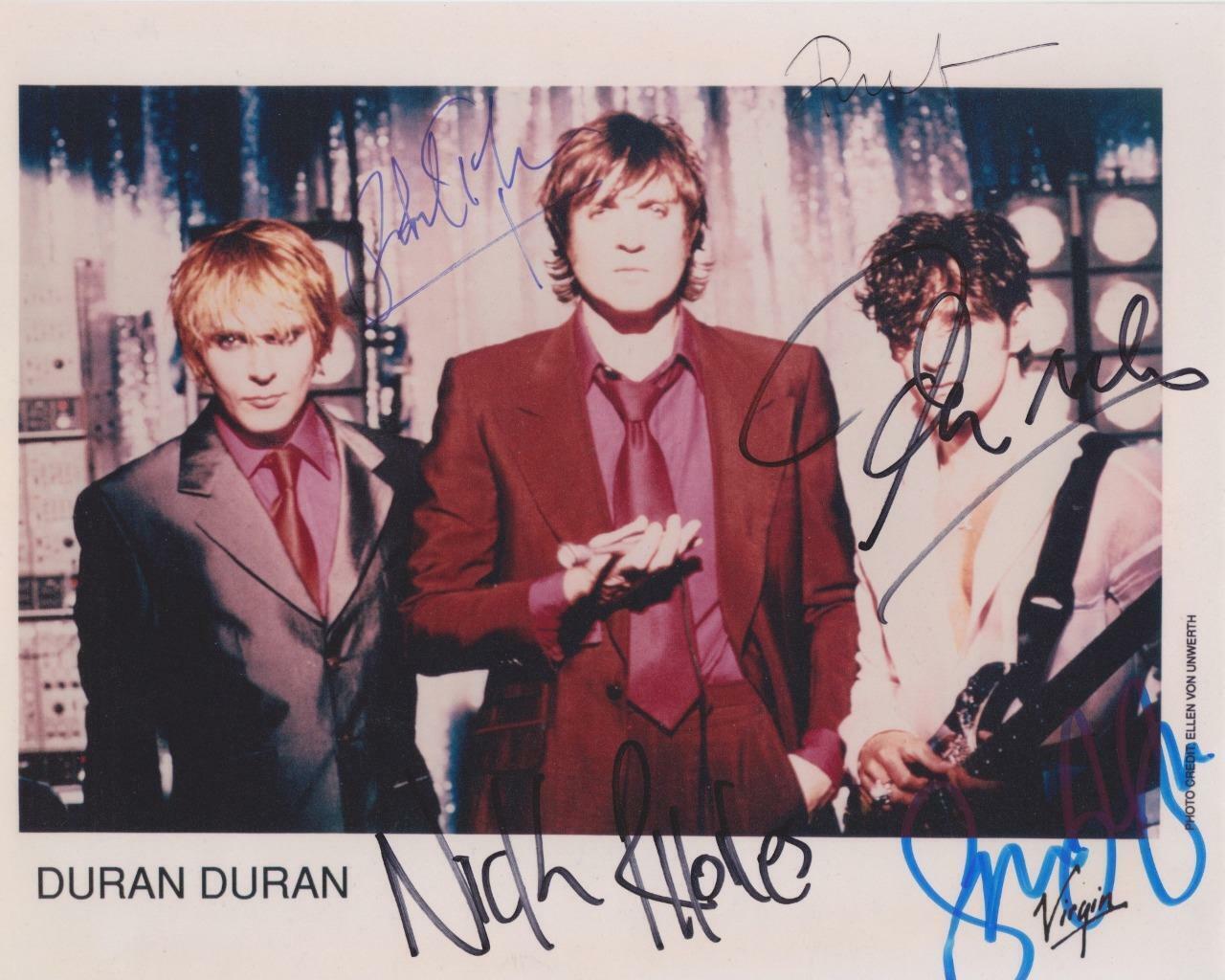 Duran Duran band SIGNED AUTOGRAPHED 10 X 8