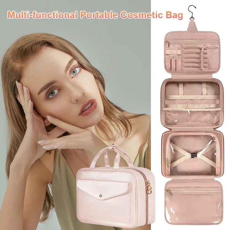 Women's Portable Travel Toiletries & Cosmetic Storage Bag