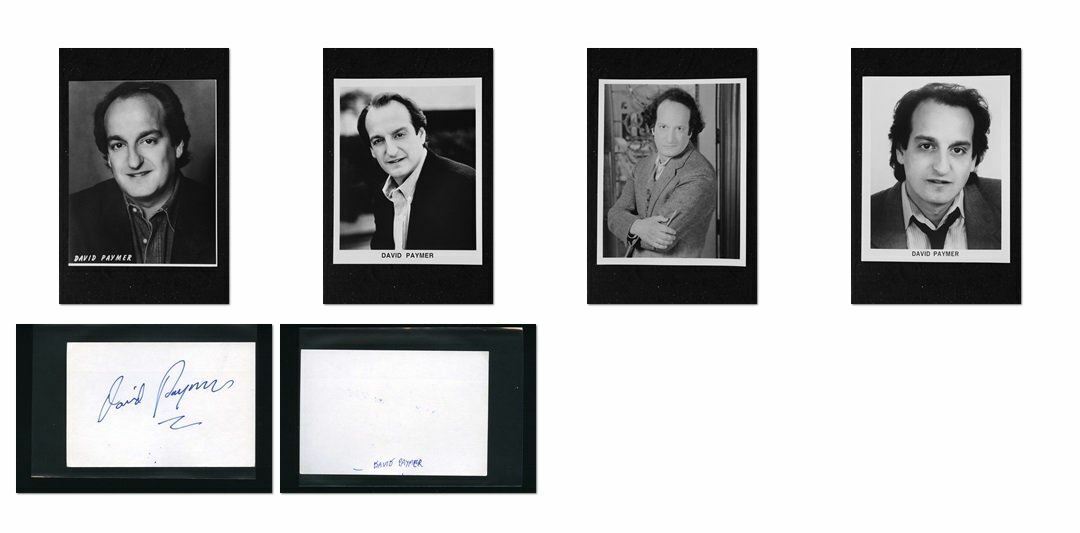 David Paymer - Signed Autograph and Headshot Photo Poster painting set - School of Life