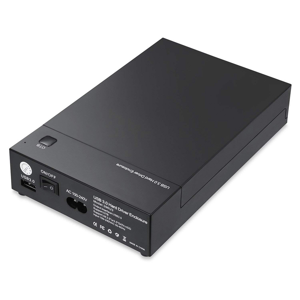 

396U3 USB 3.0 to SATA III 2.5 3.5 inch HDD SSD Hard Drive Enclosure, Eu, 501 Original