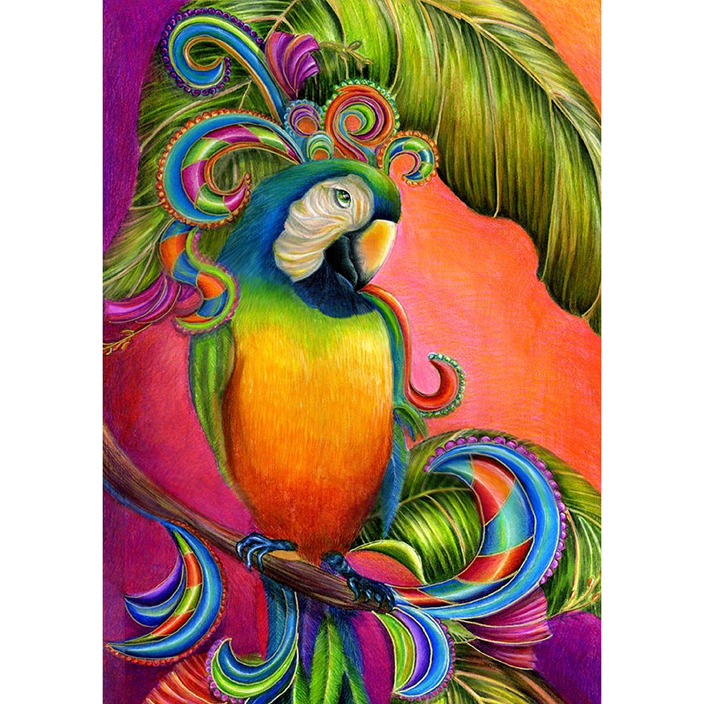 

Rainbow Parrot - Crystal Round Drill Diamond Painting - 30*40CM, 501 Original