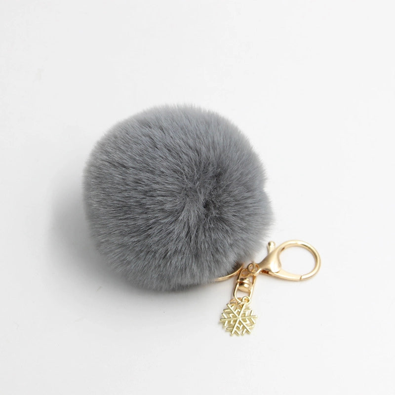 Plush Round Bag Charms