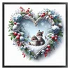 Love Snow Scene-11CT Stamped Cross Stitch 45*45cm/17.72*17.72in tapestrymarket