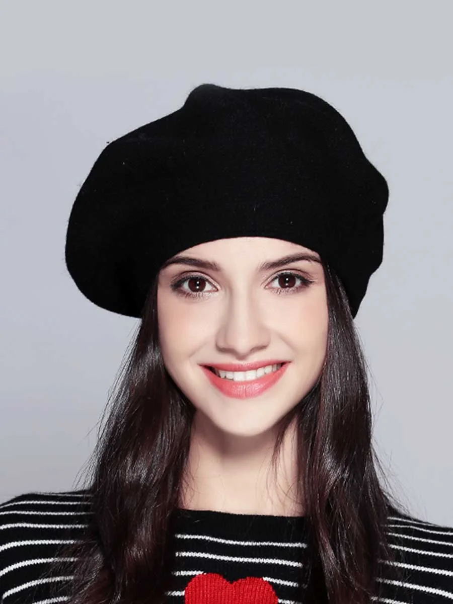 Women Vogue Hat Knitted Beret For Winter