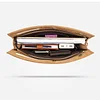 Genuine leather business briefcase men's handbag vertical casual top layer cowhide messenger bag