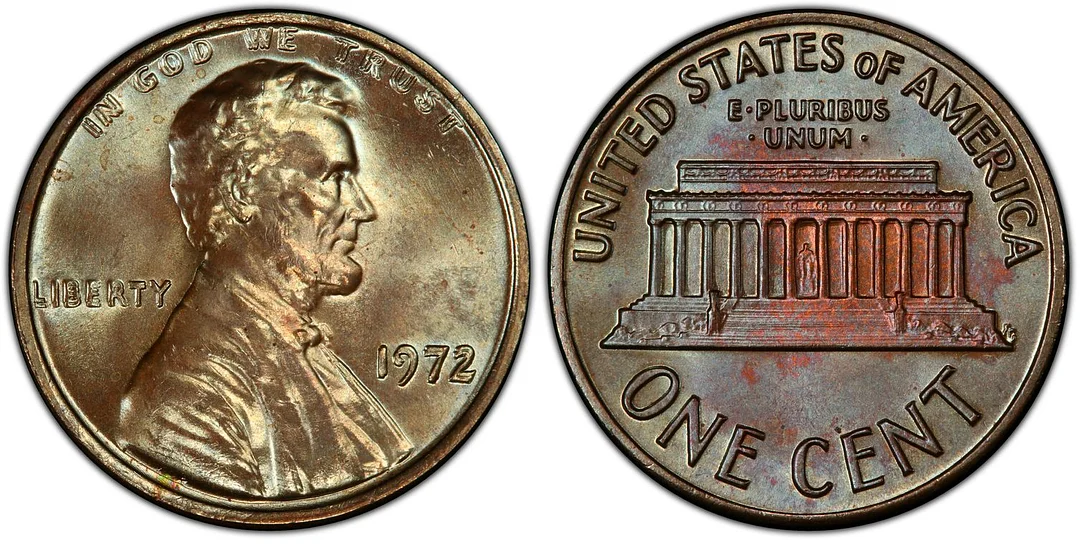 1972 Doubled Die OBV 1C Lincoln Memorial Cent