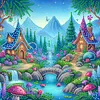 Diamond Painting-DIY Crystal Rhinestone Fairy Tale House