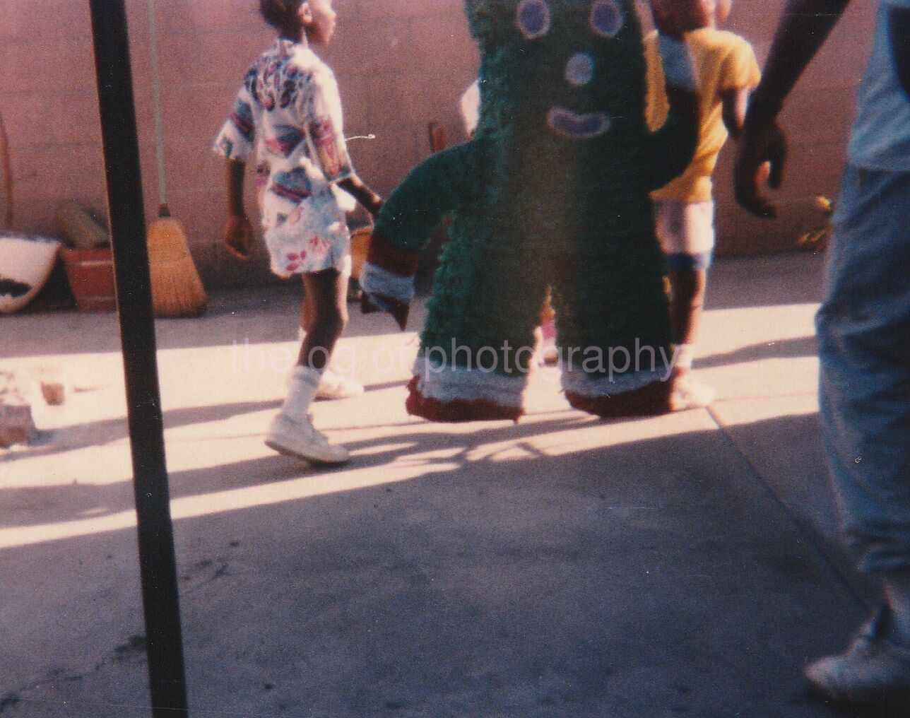 Gumby And Friends FOUND Photo Poster paintingGRAPH ColorSnapshot VINTAGE 811 17 M