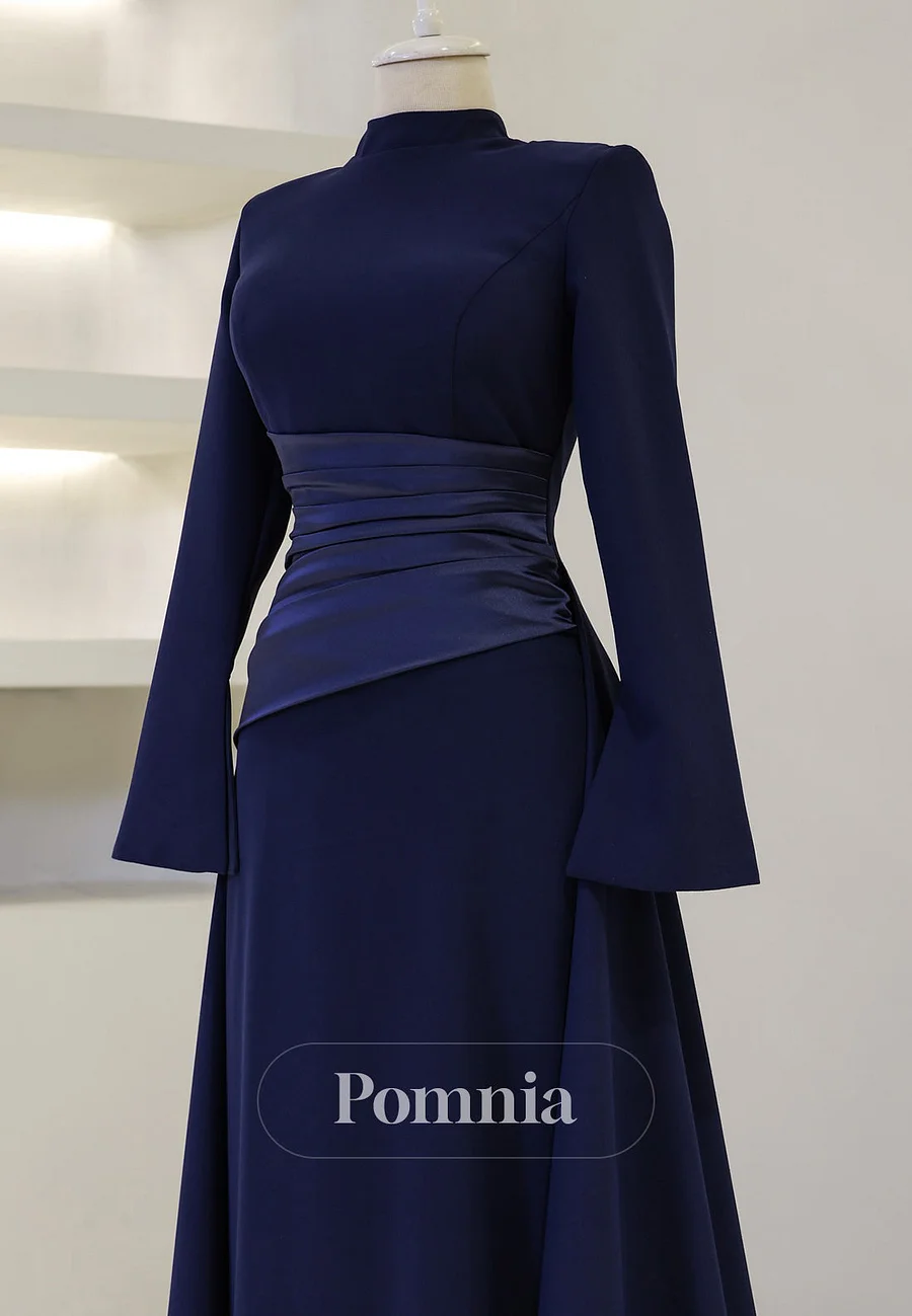 sachin and babi light blue dress Jinhomg Mother of The Bride Dresses Plus Size Puff Sleeve Chiffon Maxi Dress Elegant Empire Waist Evening Formal Dress with Belt Purple Xxxl, Women's,