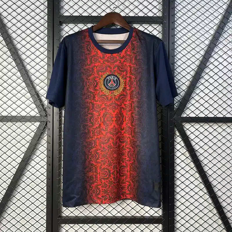 25/26 Player PSG Red Blue Special Edition Soccer Jersey