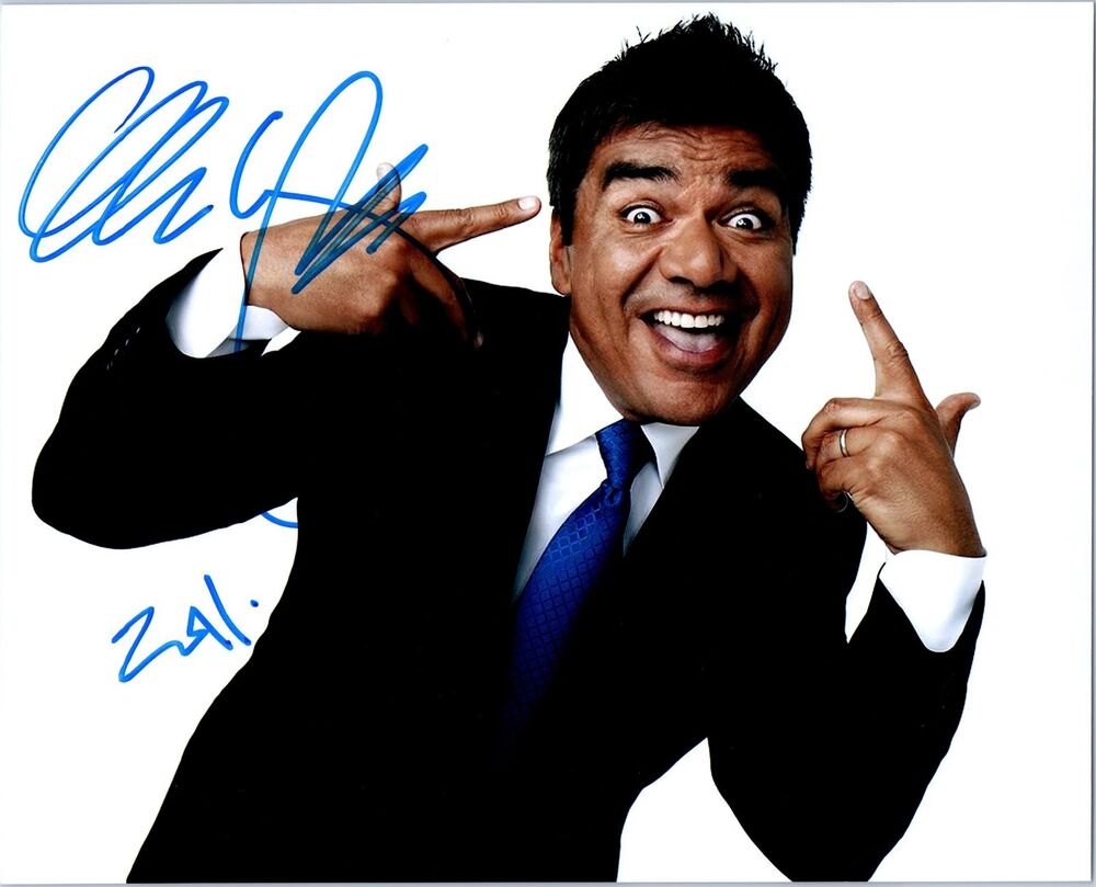 GEORGE LOPEZ Signed Autographed COMEDIAN 8X10 Photo Poster painting A