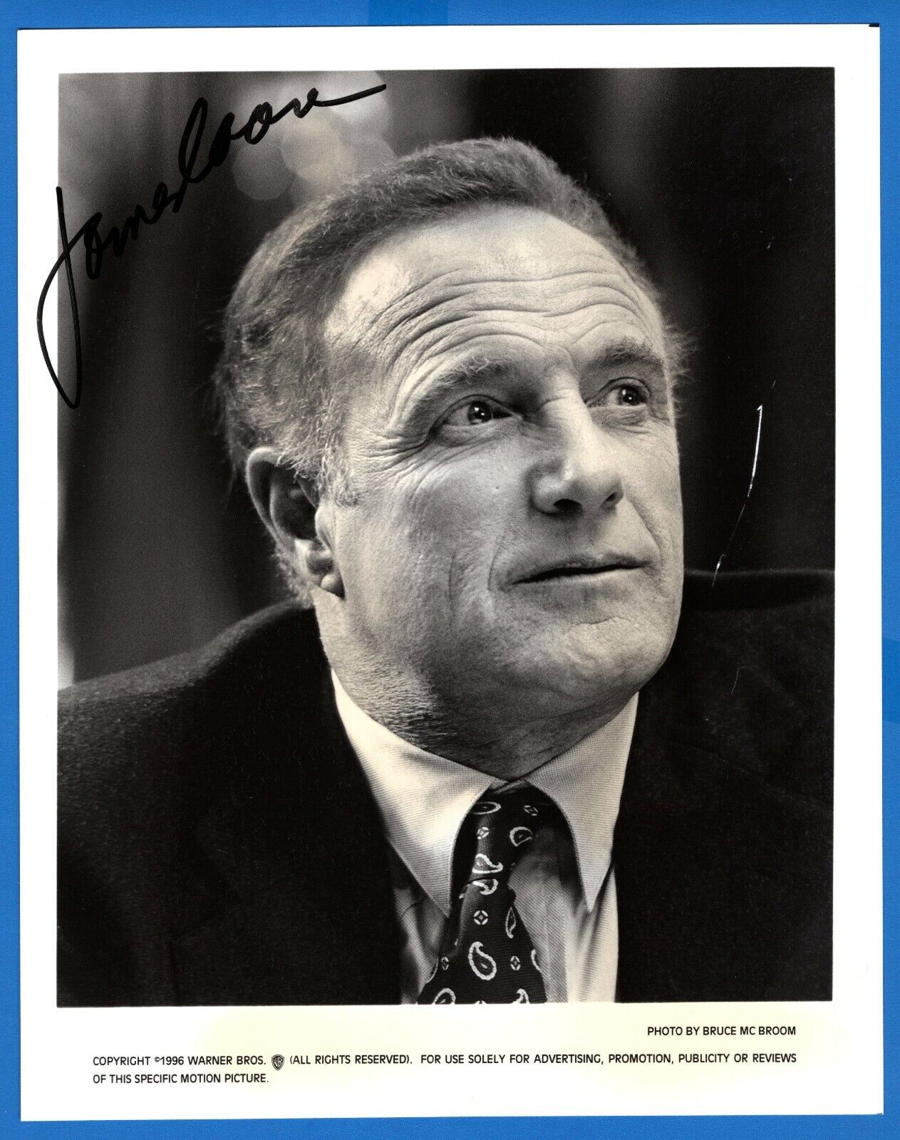 James Caan Actor Hand Signed Autograph 8x10 Photo Poster painting