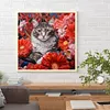 Diamond Painting -DIY Round Drill Cat(40x40cm)