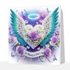 (Pre-Framed)Heart Wing-Special Shape Diamond Painting Kit(25x25cm)