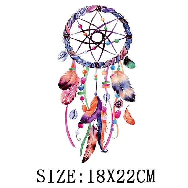 Beautiful Flowers Thermal Sticker On T-shirt DIY Washable Patches On Clothes Funny Design Iron On Transfer For Hoodies Bag Decor