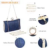 UBORSE Clutch Damen Pailletten Handtasche Strass Abendtasche mit Kette Gl&auml;nzend Brauttasche Elegant Portemonnaie Tasche Geldb&ouml;rse Envelope Tasche f&uuml;r Hochzeit Cocktailparty Tanzparty Geburtstag