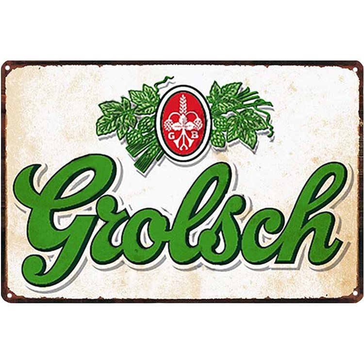 【20*30cm/30*40cm】Grolsch Beer - Vintage Tin Signs/Wooden Signs