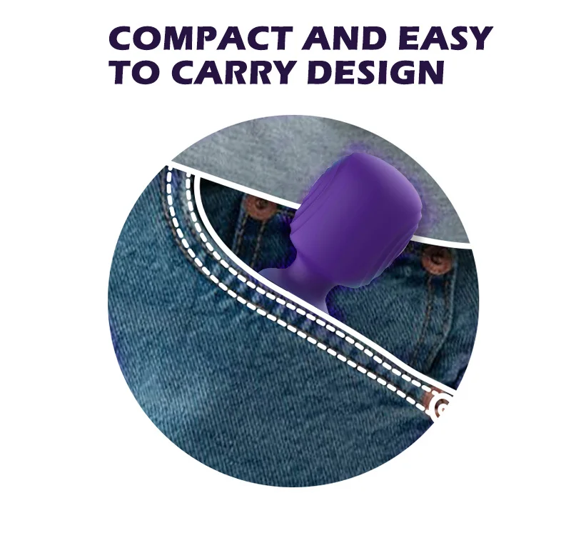 Clio Micro Wand Massager – Clitoral Vibrator & Portable Body Massager